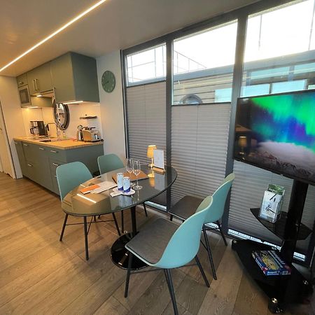 Hausboot Fjord Baltica Mit Dachterrasse In Barth Hotell Exteriör bild