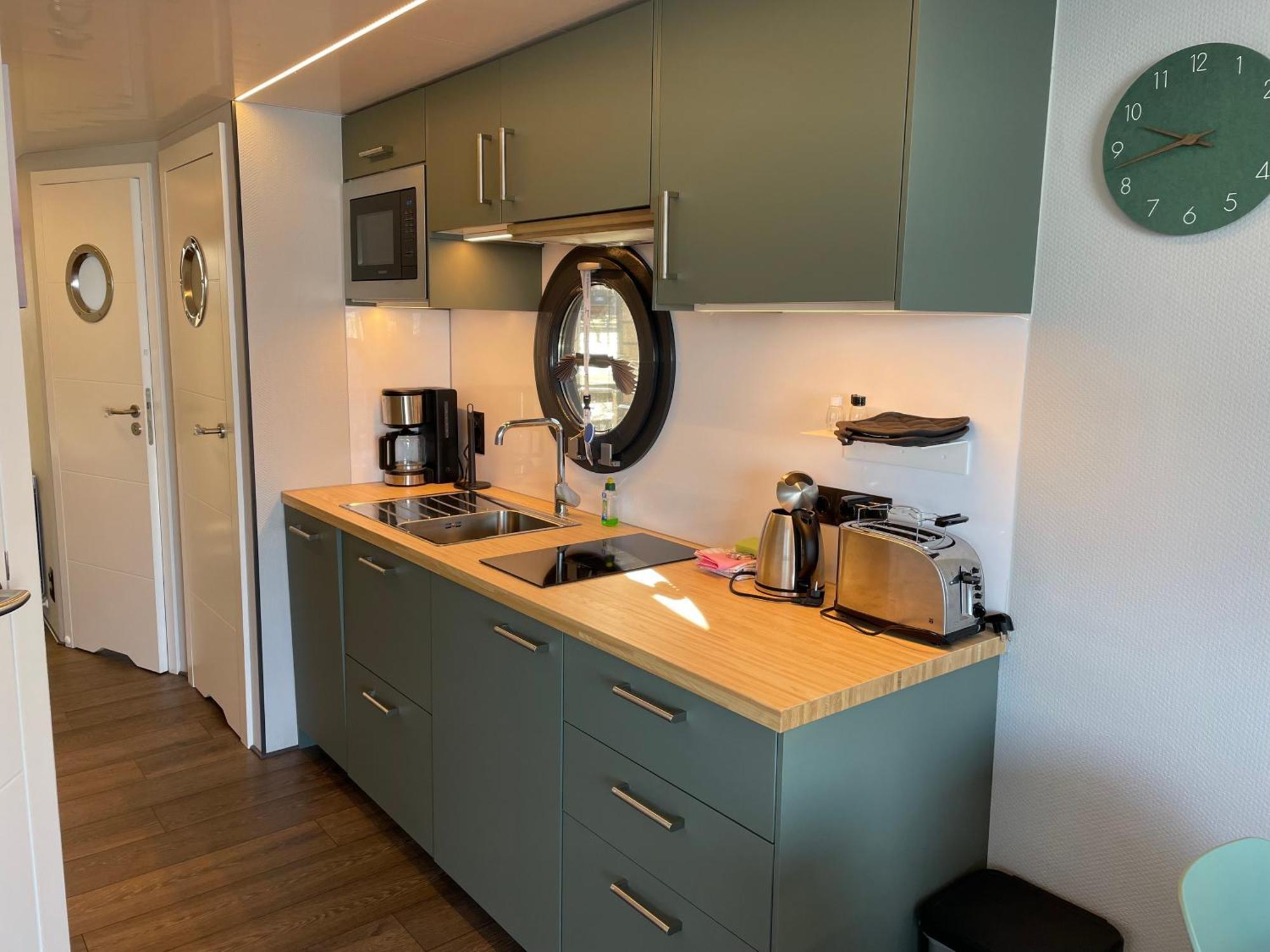 Hausboot Fjord Baltica Mit Dachterrasse In Barth Hotell Exteriör bild
