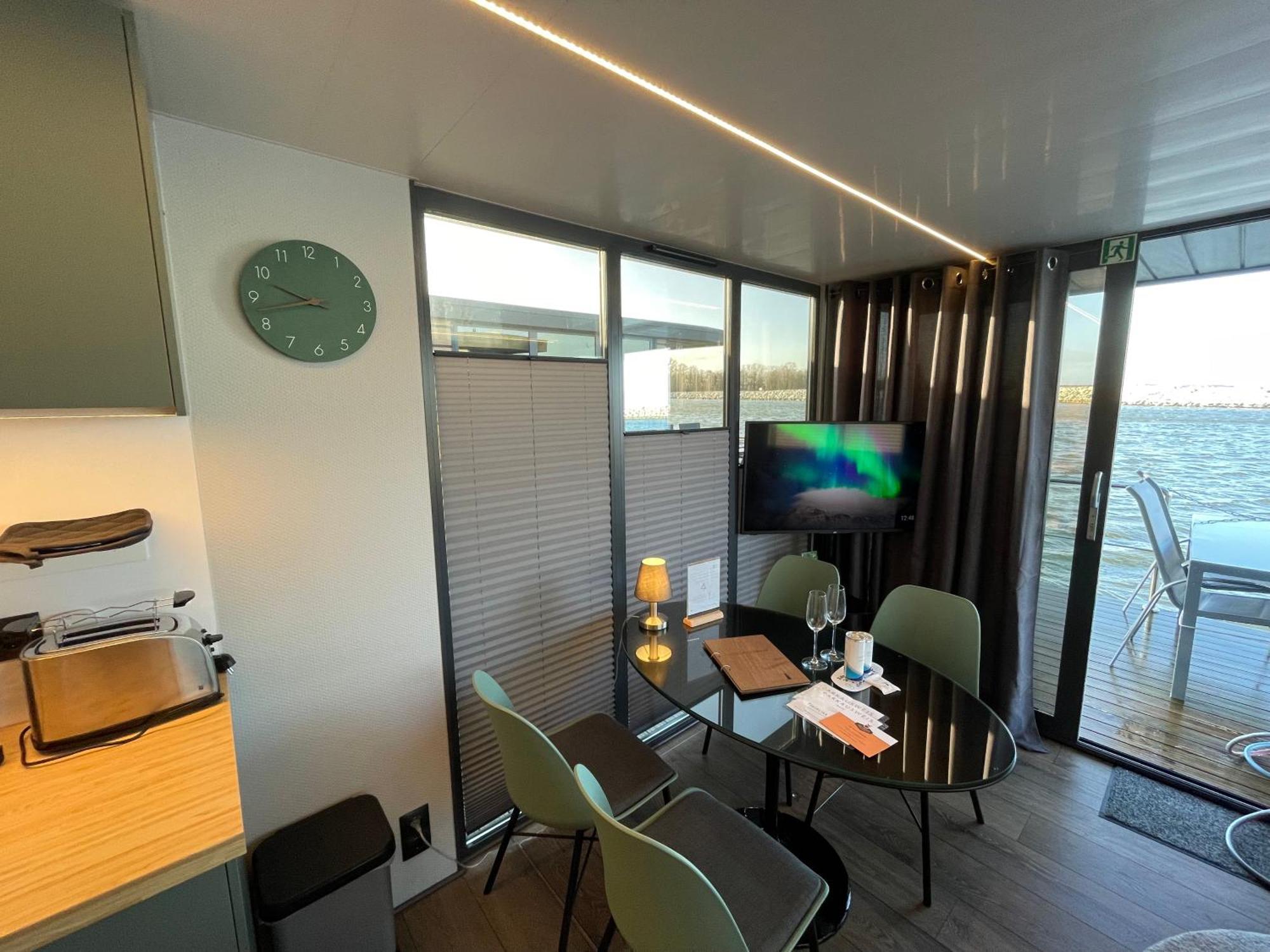 Hausboot Fjord Baltica Mit Dachterrasse In Barth Hotell Exteriör bild