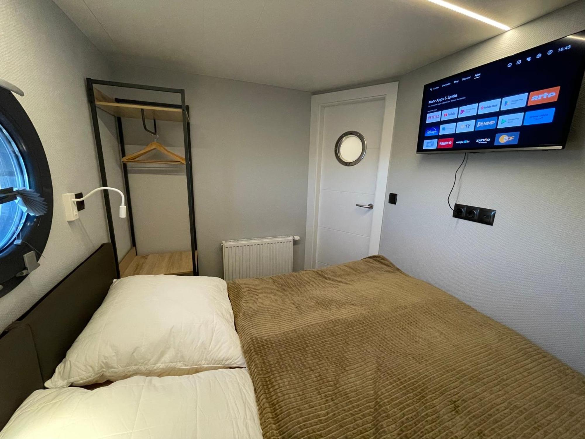 Hausboot Fjord Baltica Mit Dachterrasse In Barth Hotell Exteriör bild