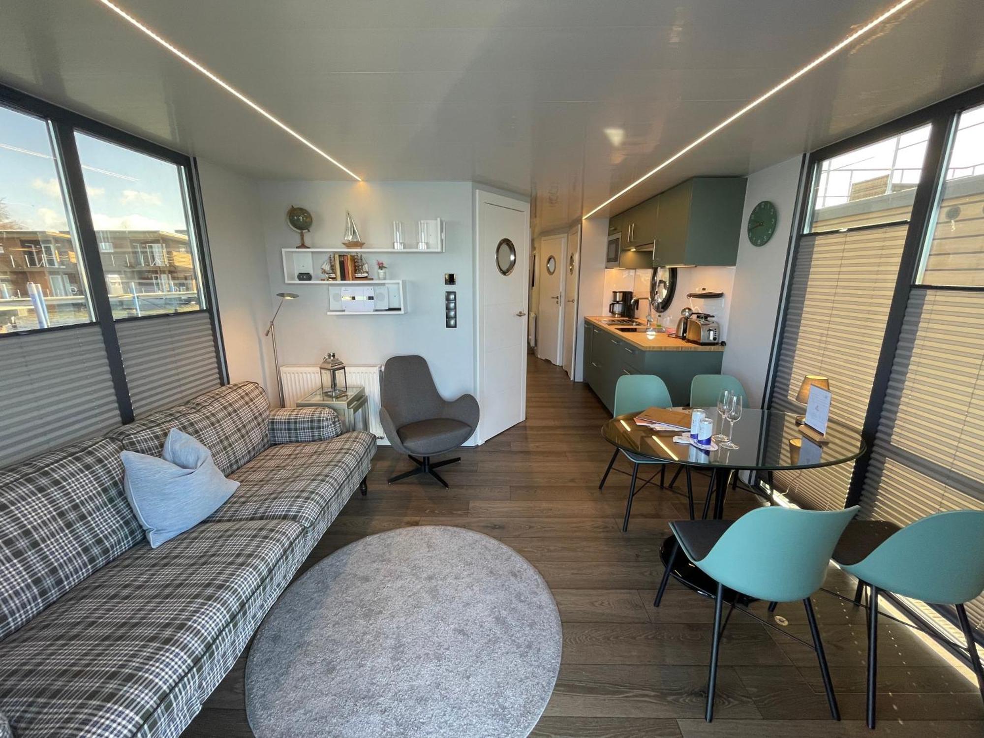 Hausboot Fjord Baltica Mit Dachterrasse In Barth Hotell Exteriör bild
