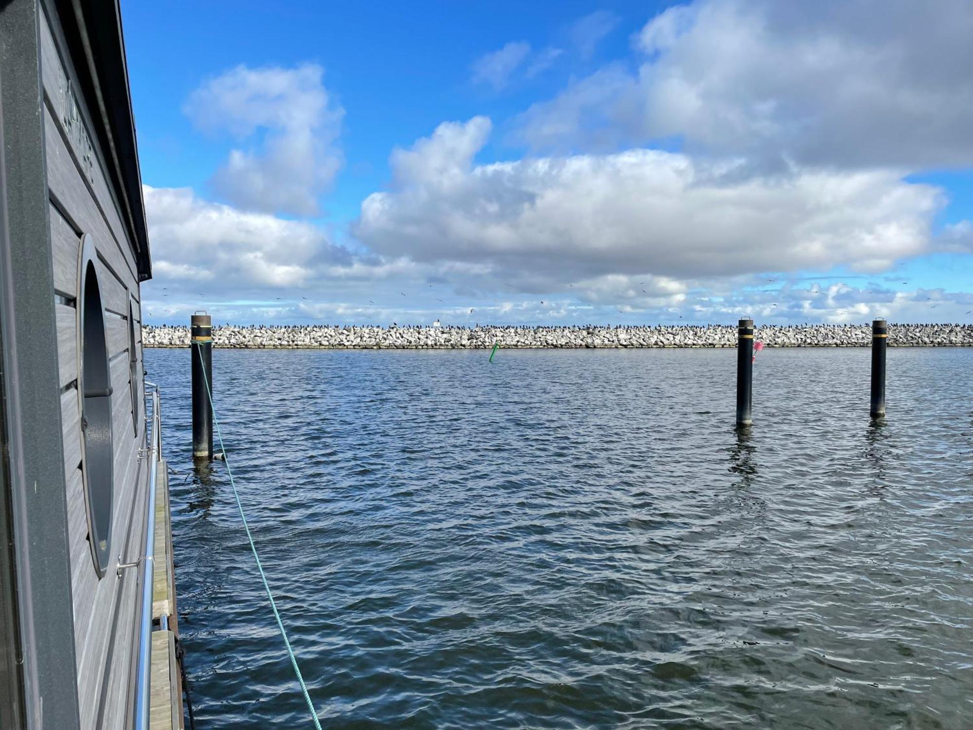 Hausboot Fjord Baltica Mit Dachterrasse In Barth Hotell Exteriör bild